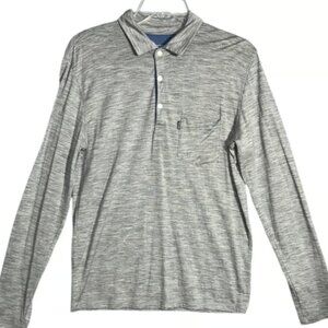 Woolly Merino Wool Long Sleeve Polo shirt